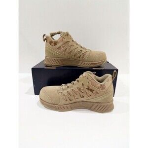 Reebok Work Floatride Energy Tactical Work Shoe Camo Tan 7 Wide Men NEW